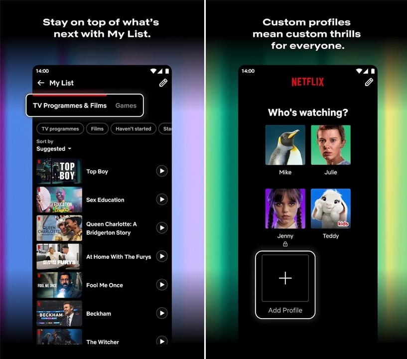 Play any video offline after downloading on Netflix MOD APK