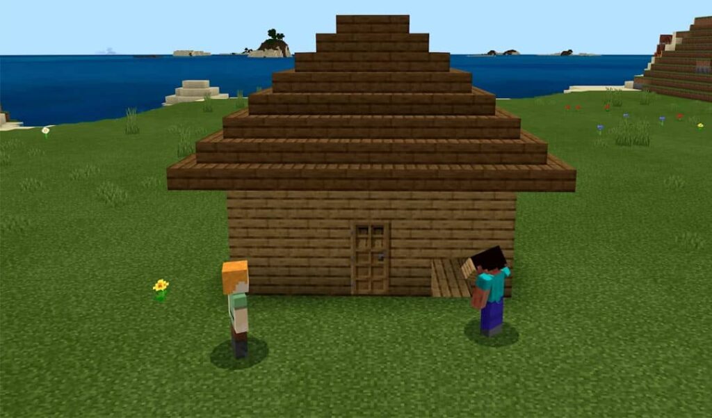 Build your house using wood blocks